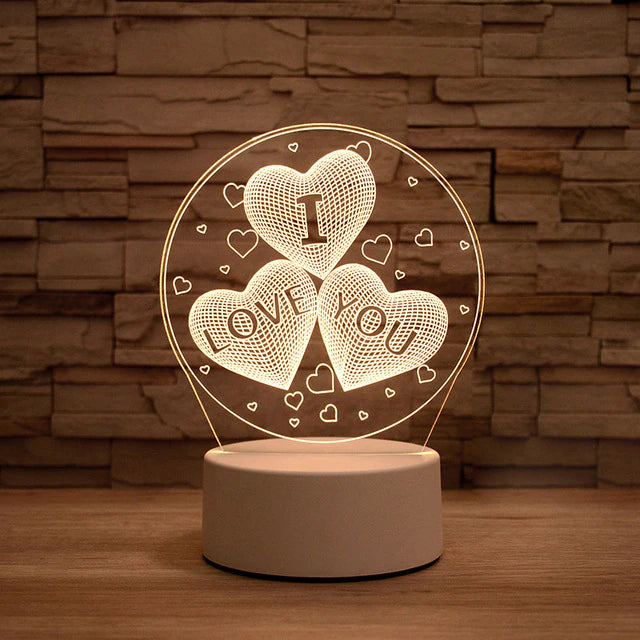 3D Cupid Love Lamps
